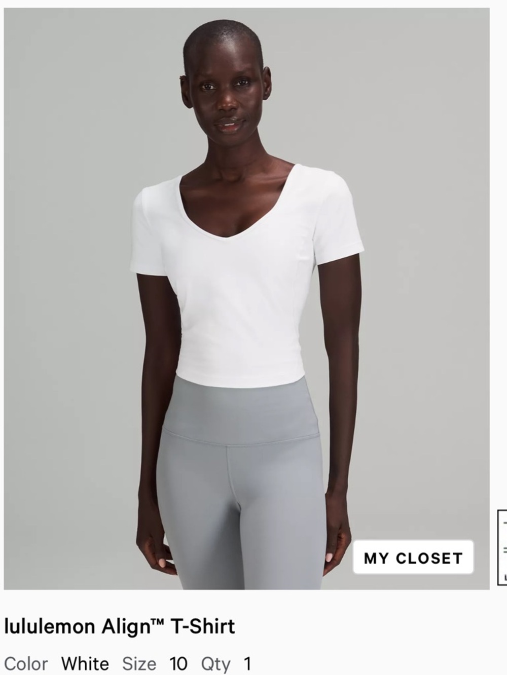Lululemon Align Cropped Top